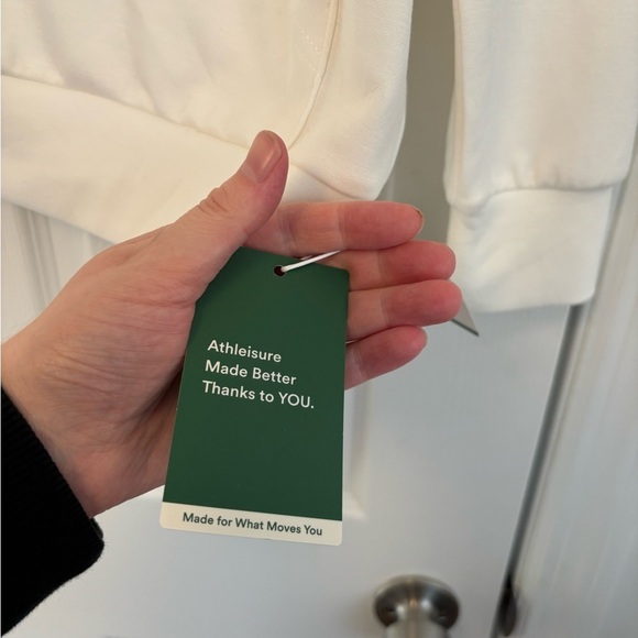 NWT Halara Hooded Drawstring  Crossover Split Sweatshirt - Picture 10 of 15